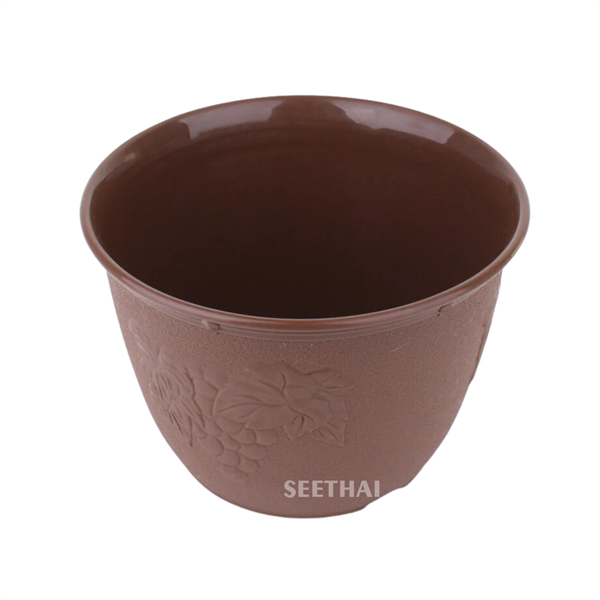Chậu Cây Viola Deco Số 6 Màu Nâu Sôcôla