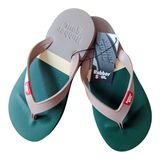 Dép Xỏ Ngón Nam Rubber Soul Balance 3 - Olive Green & Nude