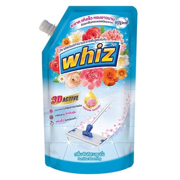Nước Lau Sàn Đậm Đặc Whiz 3D Active Sunkiss Blooming 800 ml