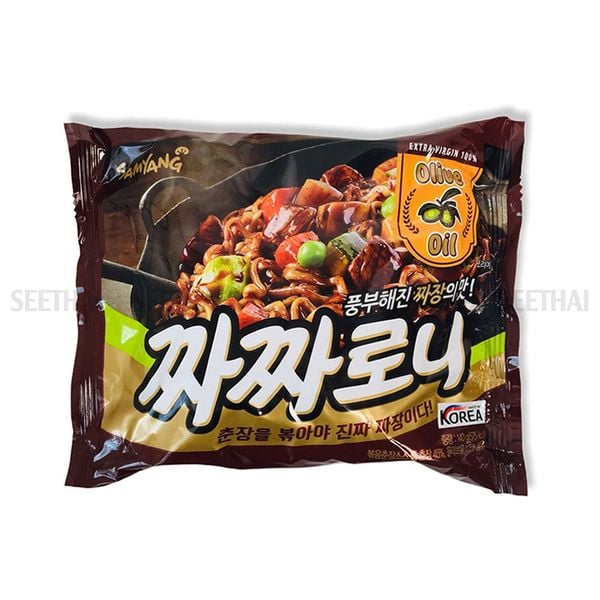 Mì Trộn Tương Đen Olive Oil Samyang Hàn Quốc 140g