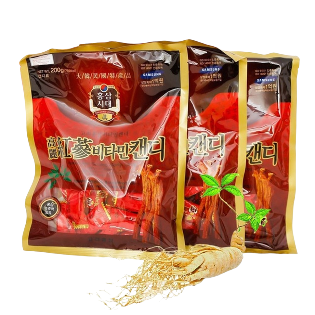 Kẹo Hồng Sâm Vitamin Cheonnyeonae Hàn Quốc 200g