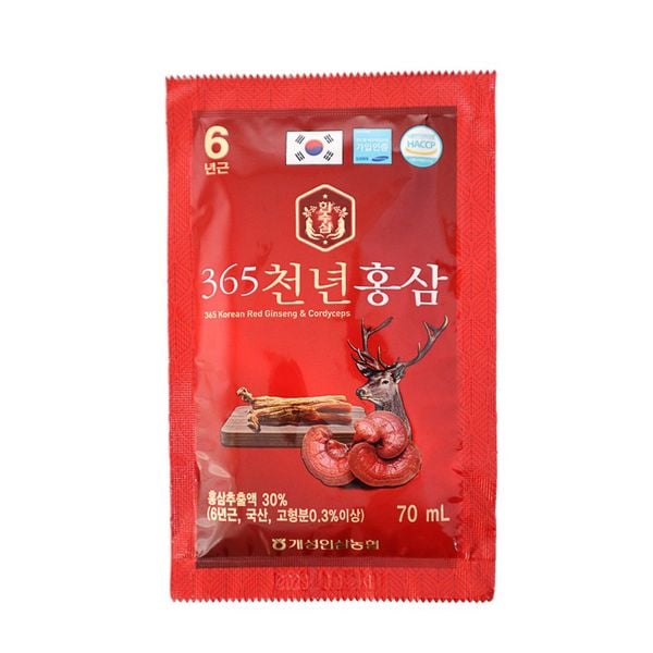 Nước Chiết Hồng Sâm Nhung Hươu 356 HANSUSAM 70ml