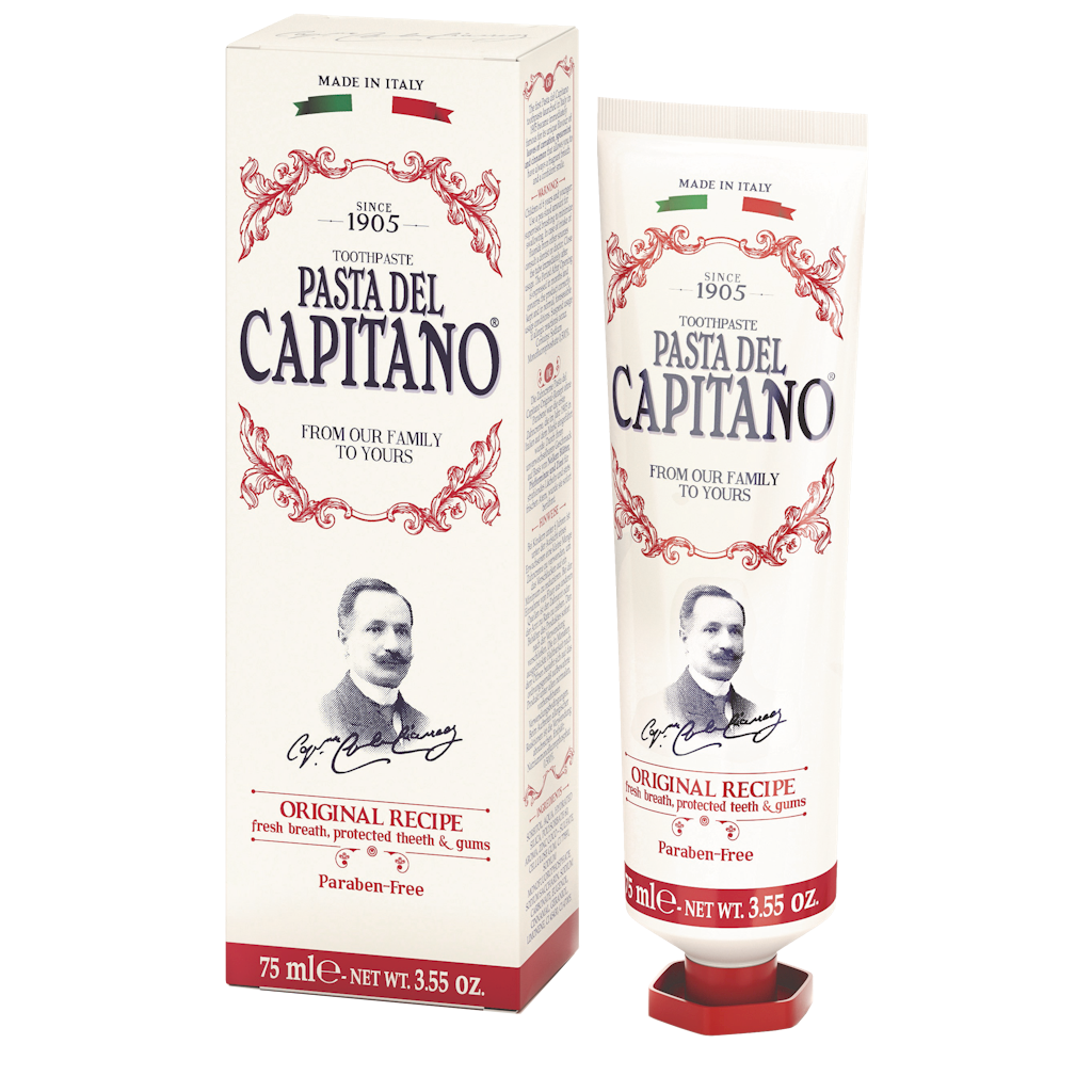 Kem đánh răng Pasta del Capitano 1905 Italy Hương Quế Ricetta Originale 75ml