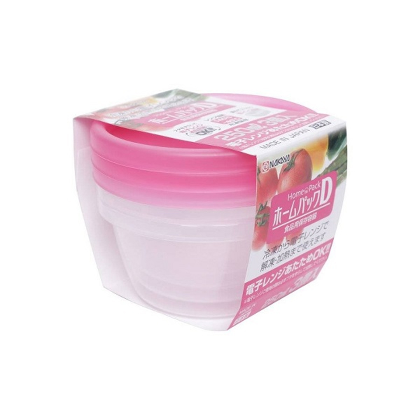 Bộ 3 Hộp Đựng Thực Phẩm Chịu Nhiệt Nakaya 250ml