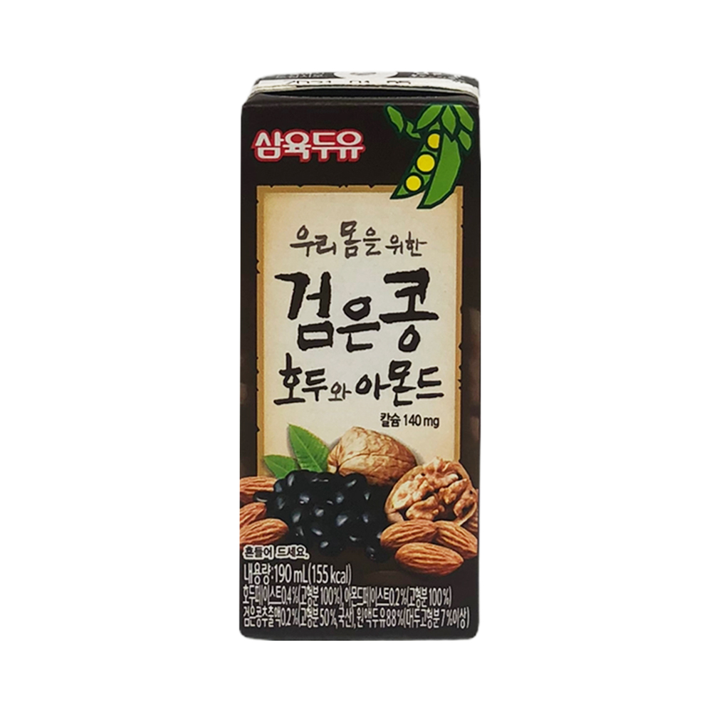 Sữa Đậu Đen Óc Chó Hạnh Nhân Hàn Quốc 190ml