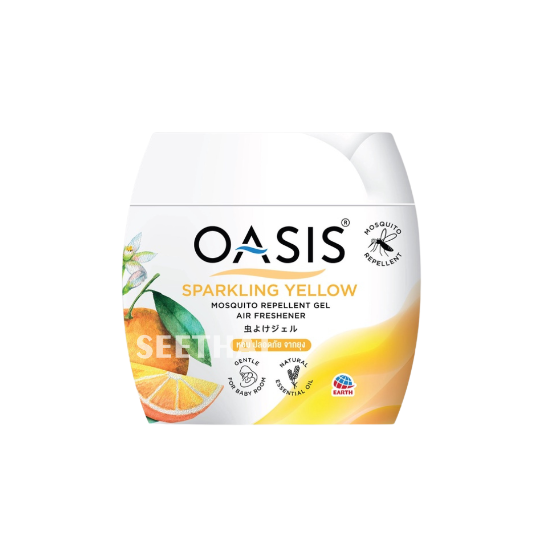 Sáp Thơm Đuổi Muỗi OASIS - hương Sparkling Yellow 180g