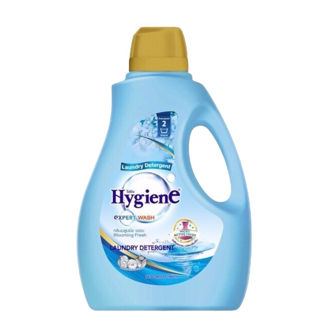 Nước Giặt Xả Đậm Đặc Hygiene 2800ml - Xanh Blooming Fresh