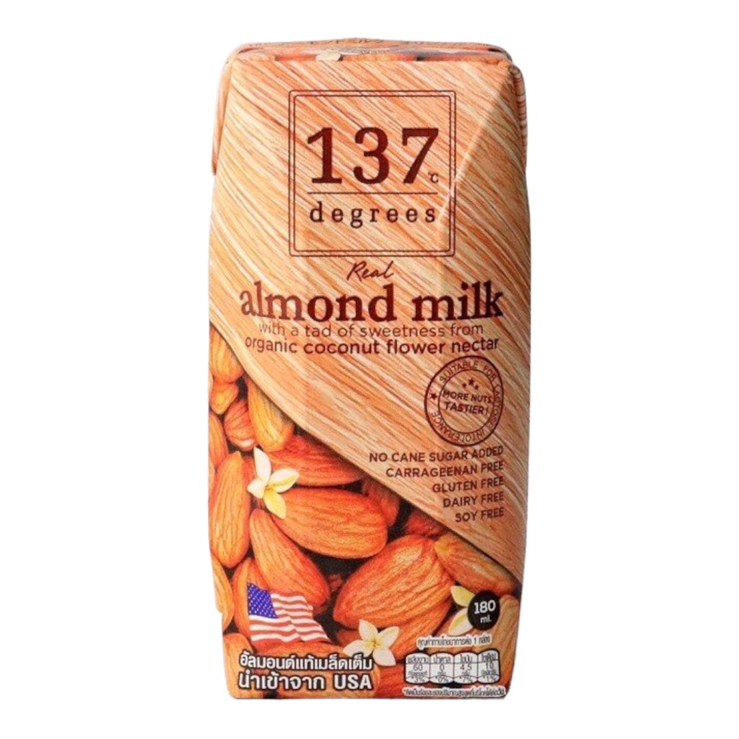 Sữa Hạt Hạnh Nhân Nguyên Chất 137 DEGREES 180ml