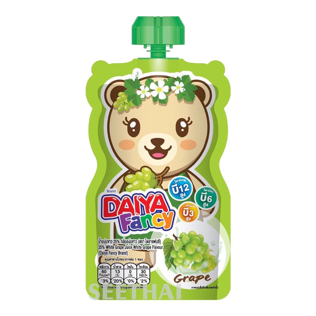 Nước Ép Trái Cây 25% Daiya Fancy 150ml (Nắp Lắp Ghép) (3 vị)