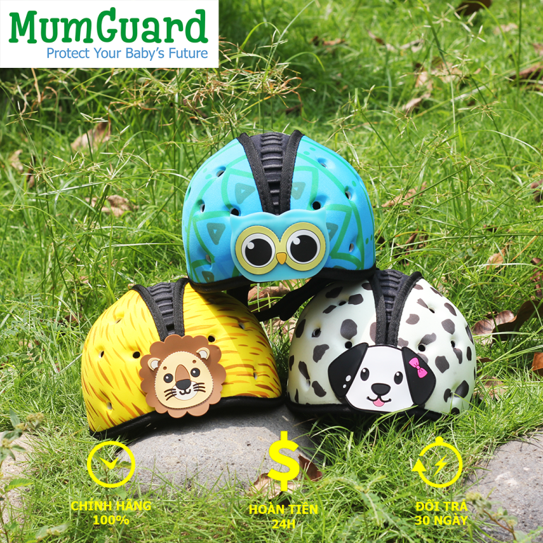 Mũ BH trẻ tập đi, đi xe máy MUMGUARD OWL