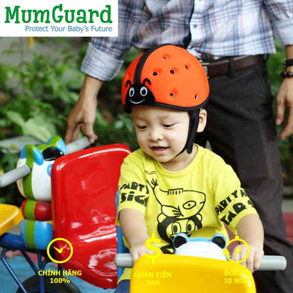  Mũ BH trẻ tập đi, đi xe máy MUMGUARD BLUE 