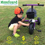  Mũ BH trẻ tập đi, đi xe máy MUMGUARD RED 