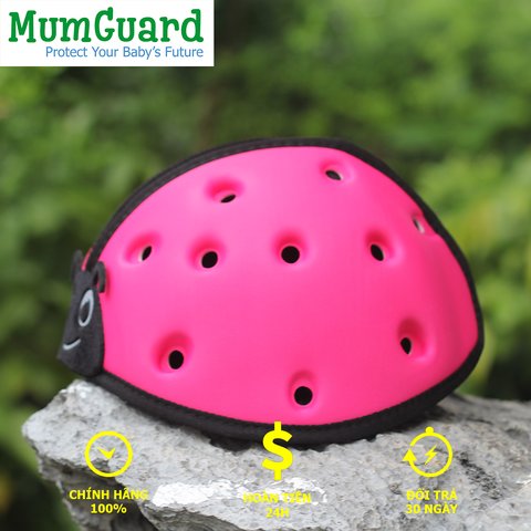  Mũ BH trẻ tập đi, đi xe máy MUMGUARD PINK 