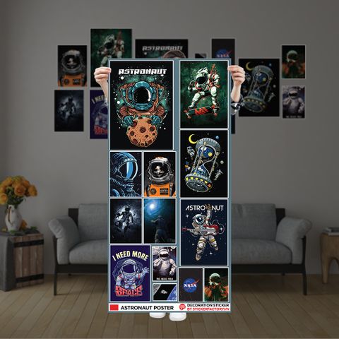  ASTRONAUT POSTER - Decoration Sticker 