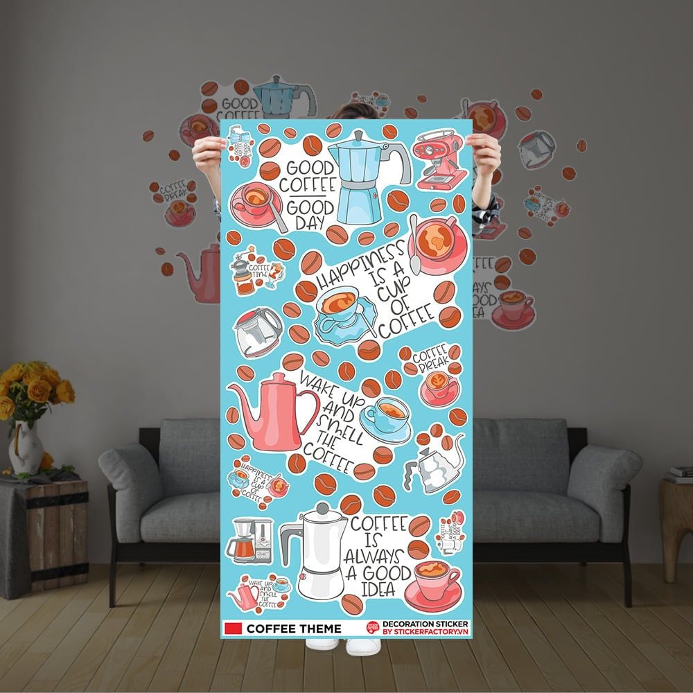 COFFEE THEME - Decoration Sticker