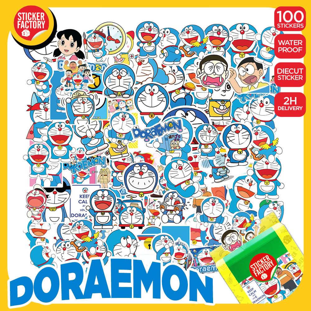 Doraemon - Set 100 sticker hình dán
