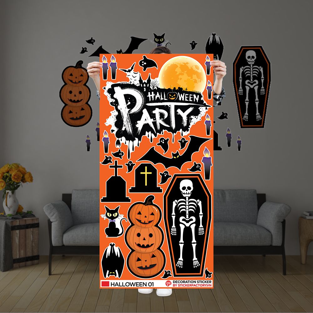 HALLOWEEN 01 - Decoration Sticker