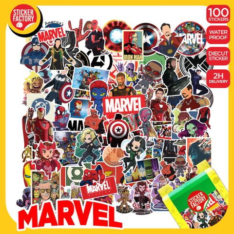  Marvel - Set 100 sticker hình dán 