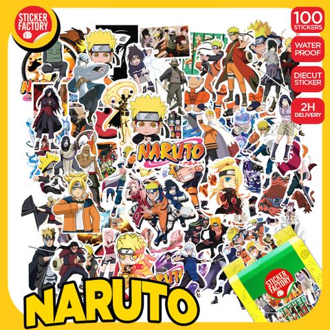  Naruto - Set 100 sticker hình dán 