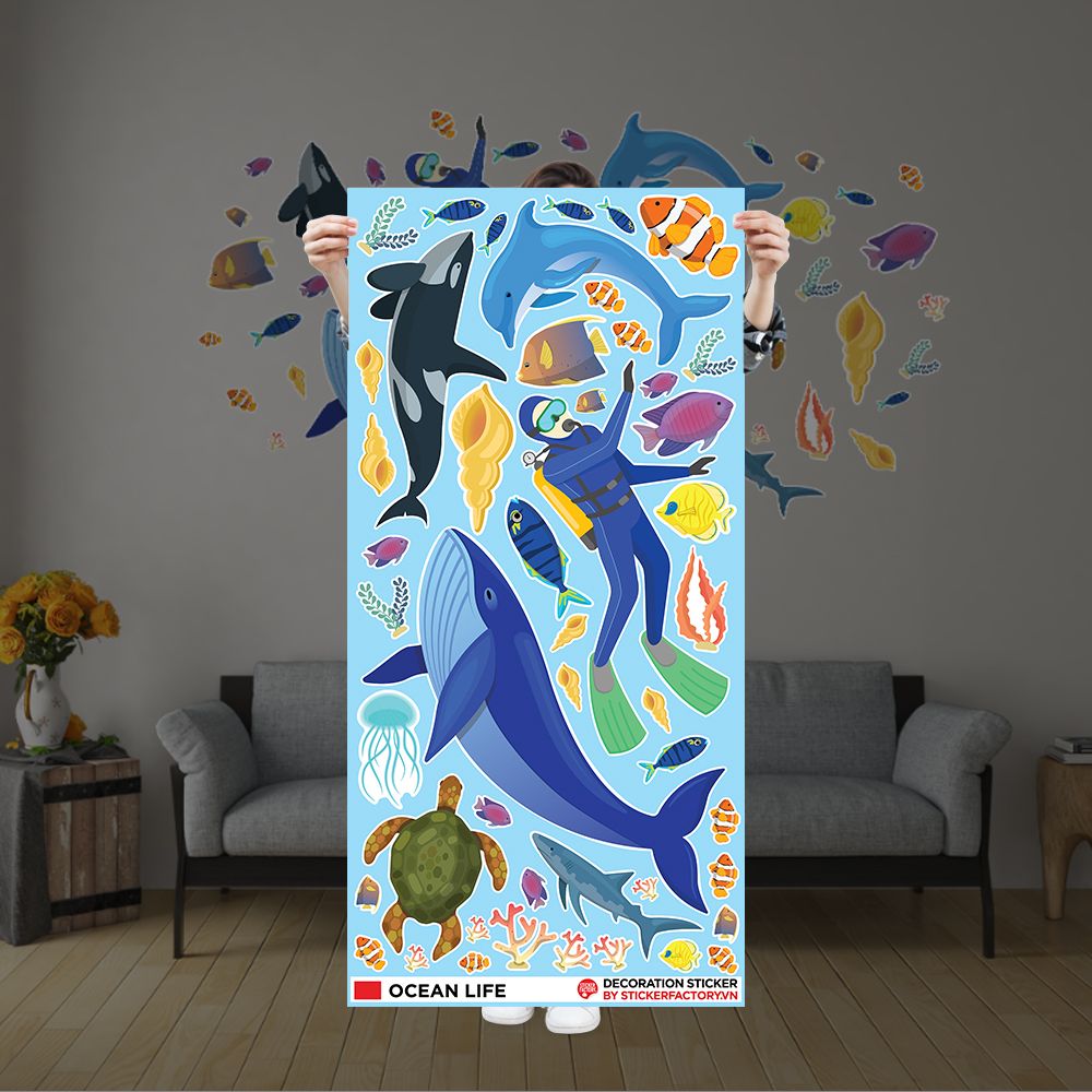 OCEAN LIFE - Decoration Sticker