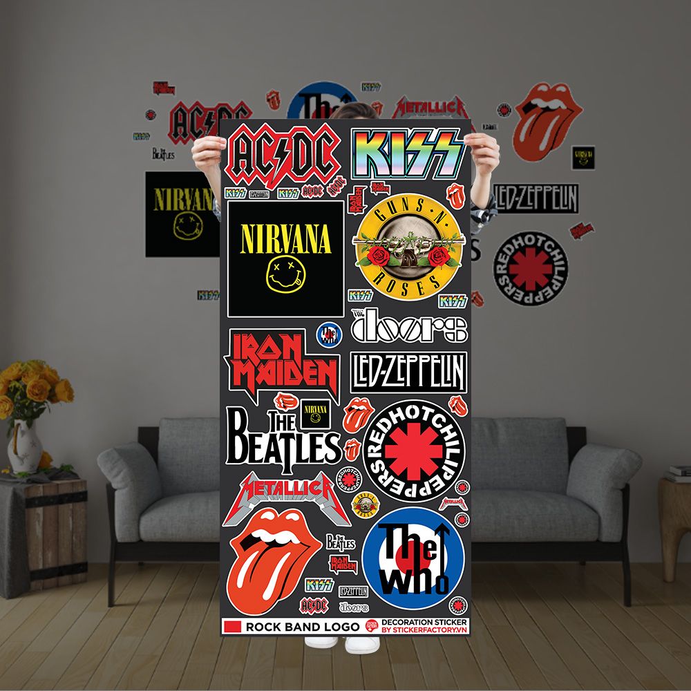 ROCK LOGO - Decoration Sticker