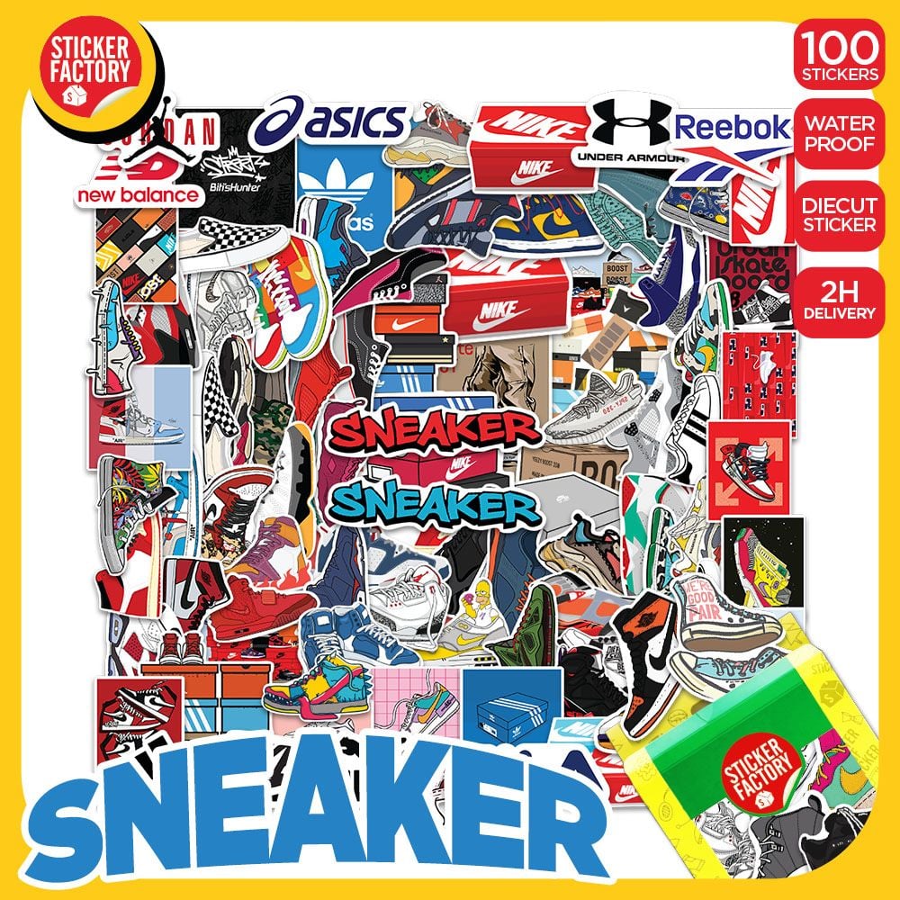 Sneaker - Set 100 sticker hình dán
