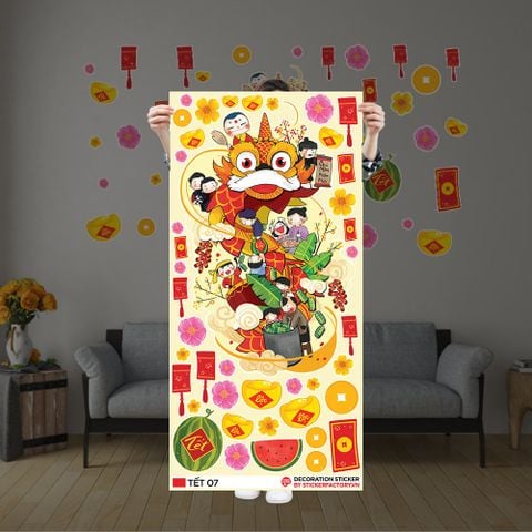  TẾT 07 - Decoration Sticker 