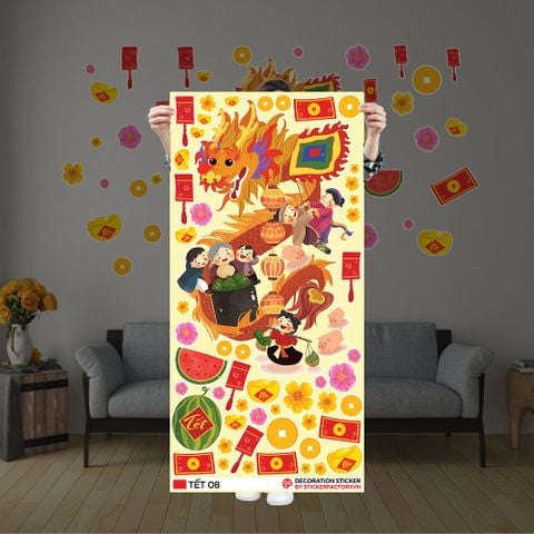  TẾT 08 - Decoration Sticker 