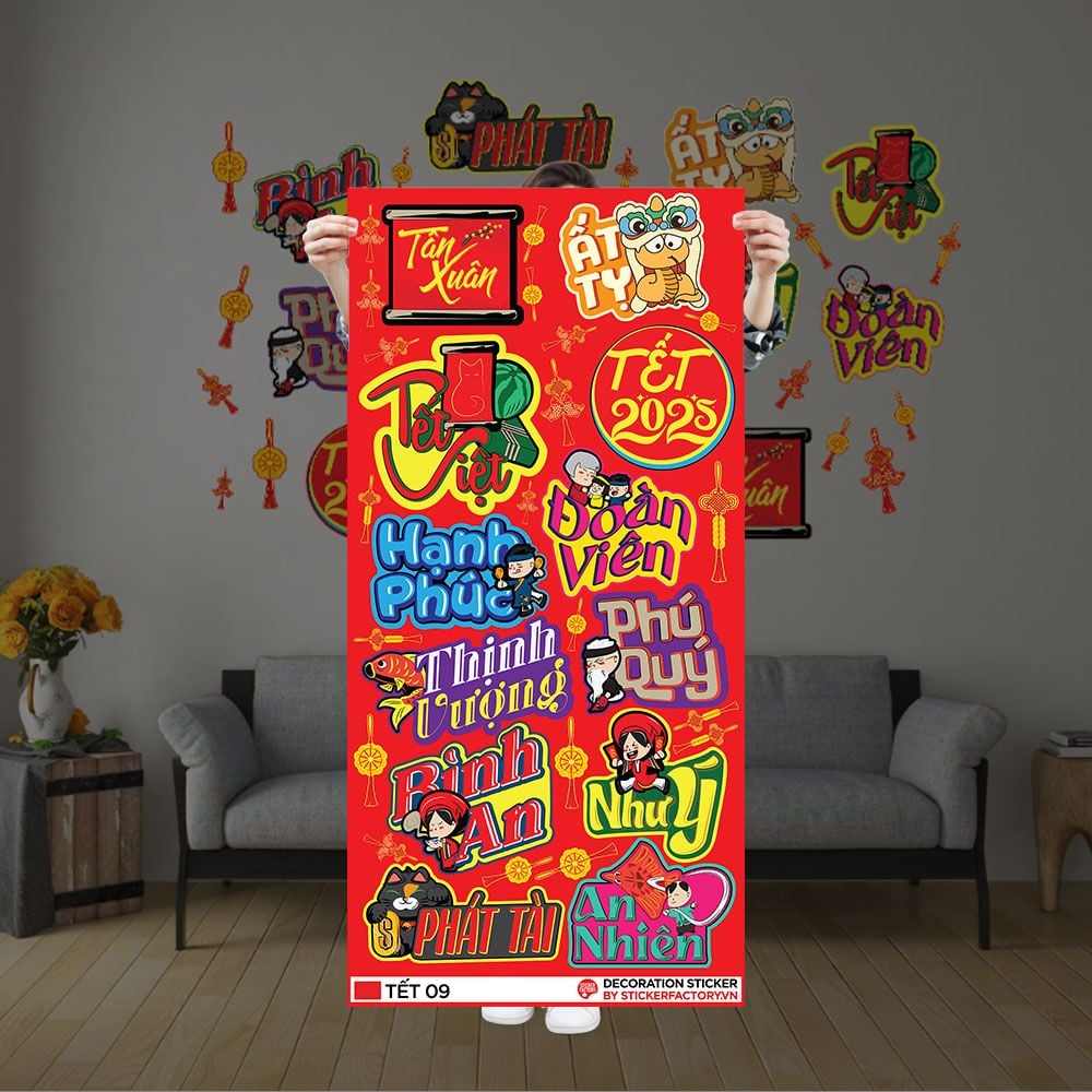 TẾT 09 - Decoration Sticker