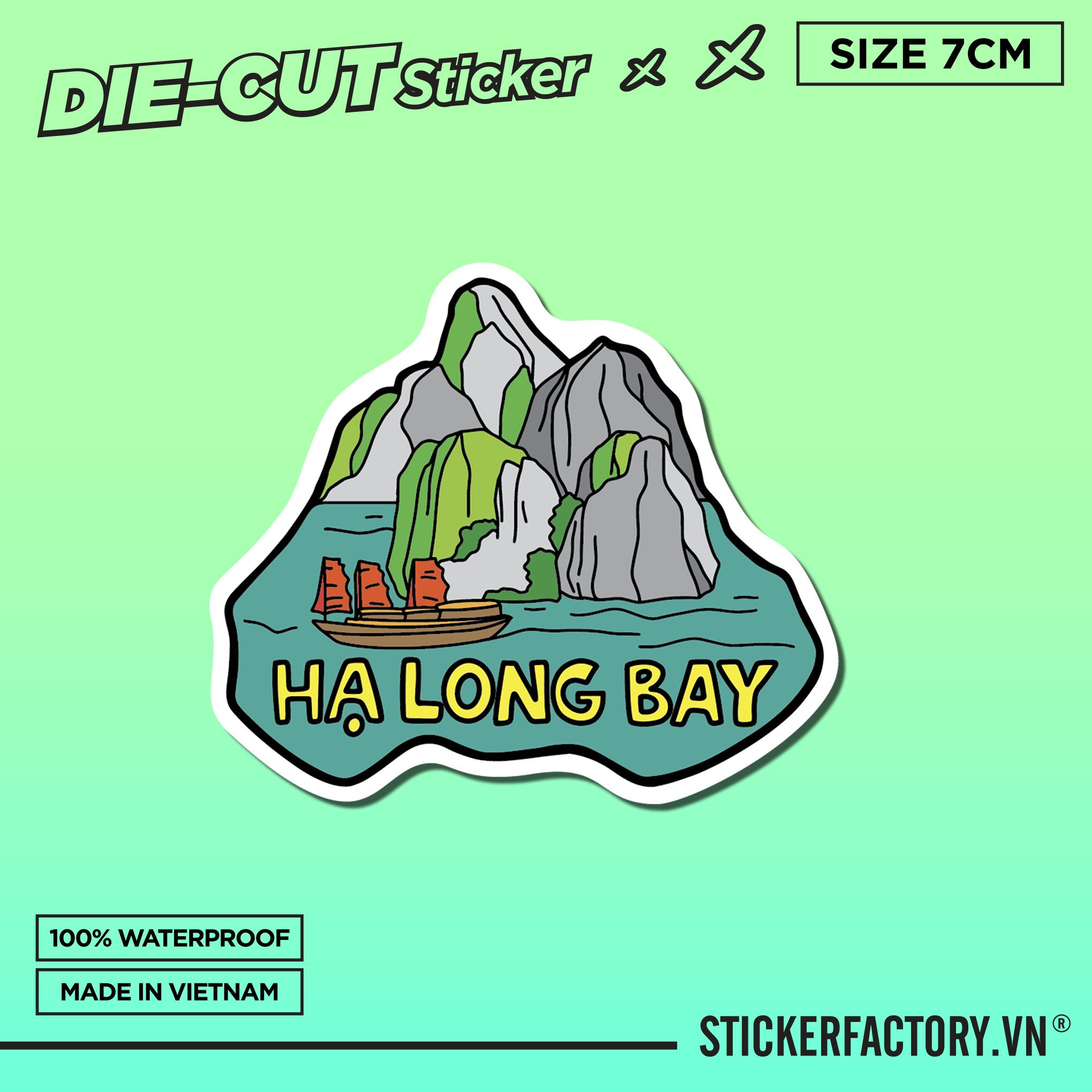 VỊNH HẠ LONG - Sticker Die-cut hình dán cắt rời