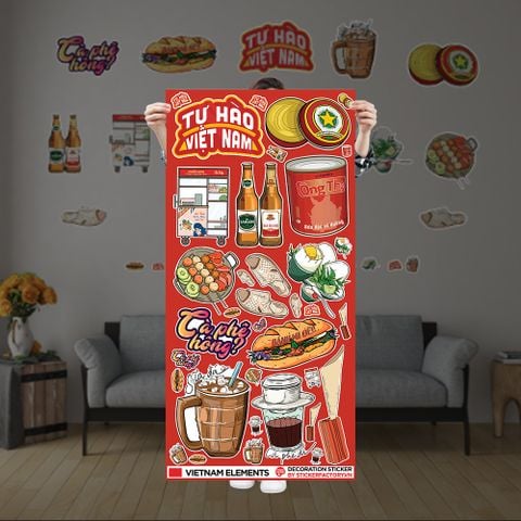  VIETNAM ELEMENTS - Decoration Sticker 