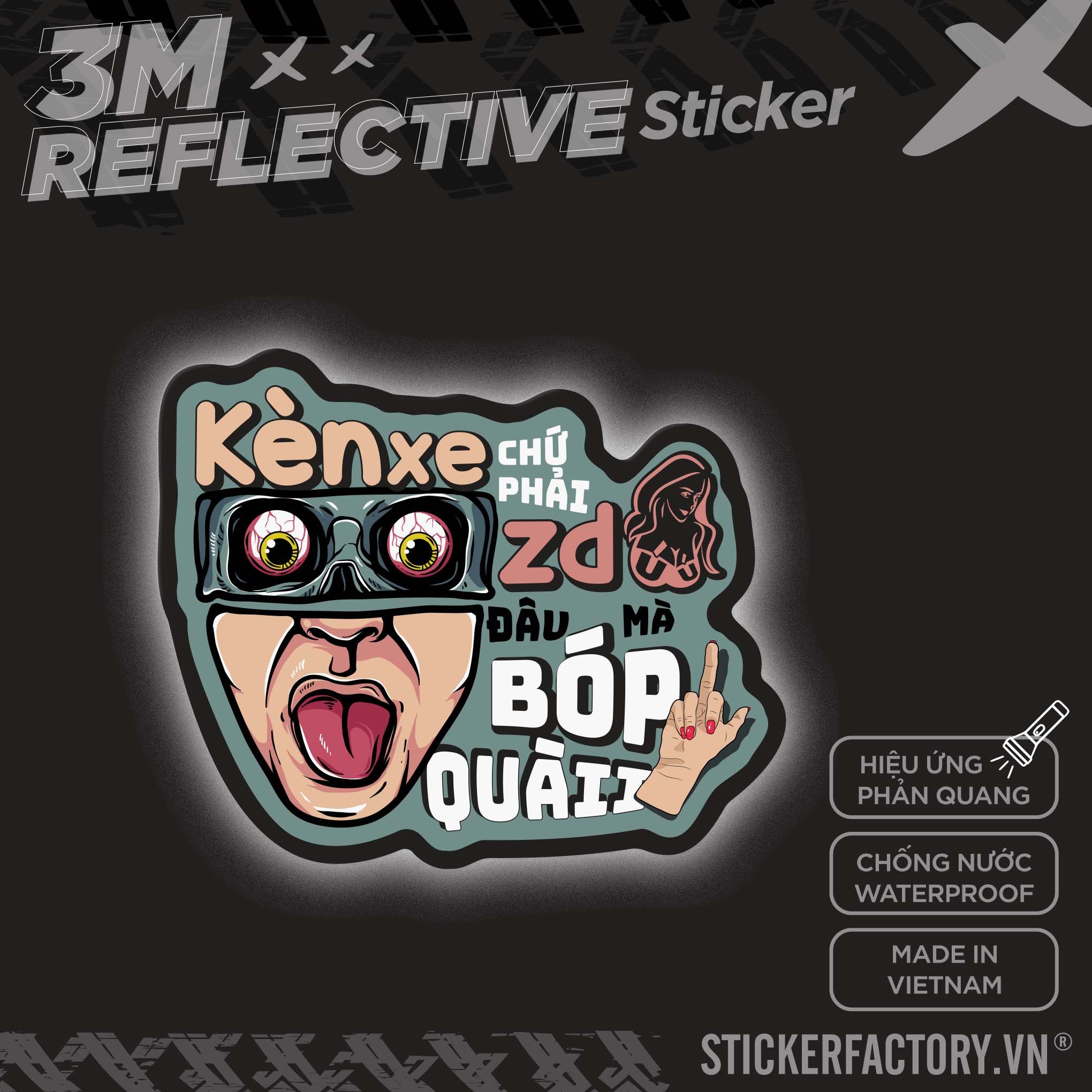 BOPKEN - 3M Reflective Sticker Die-cut