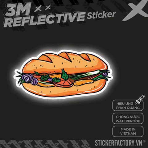  BANH MI 3M - Reflective Sticker Die-cut 