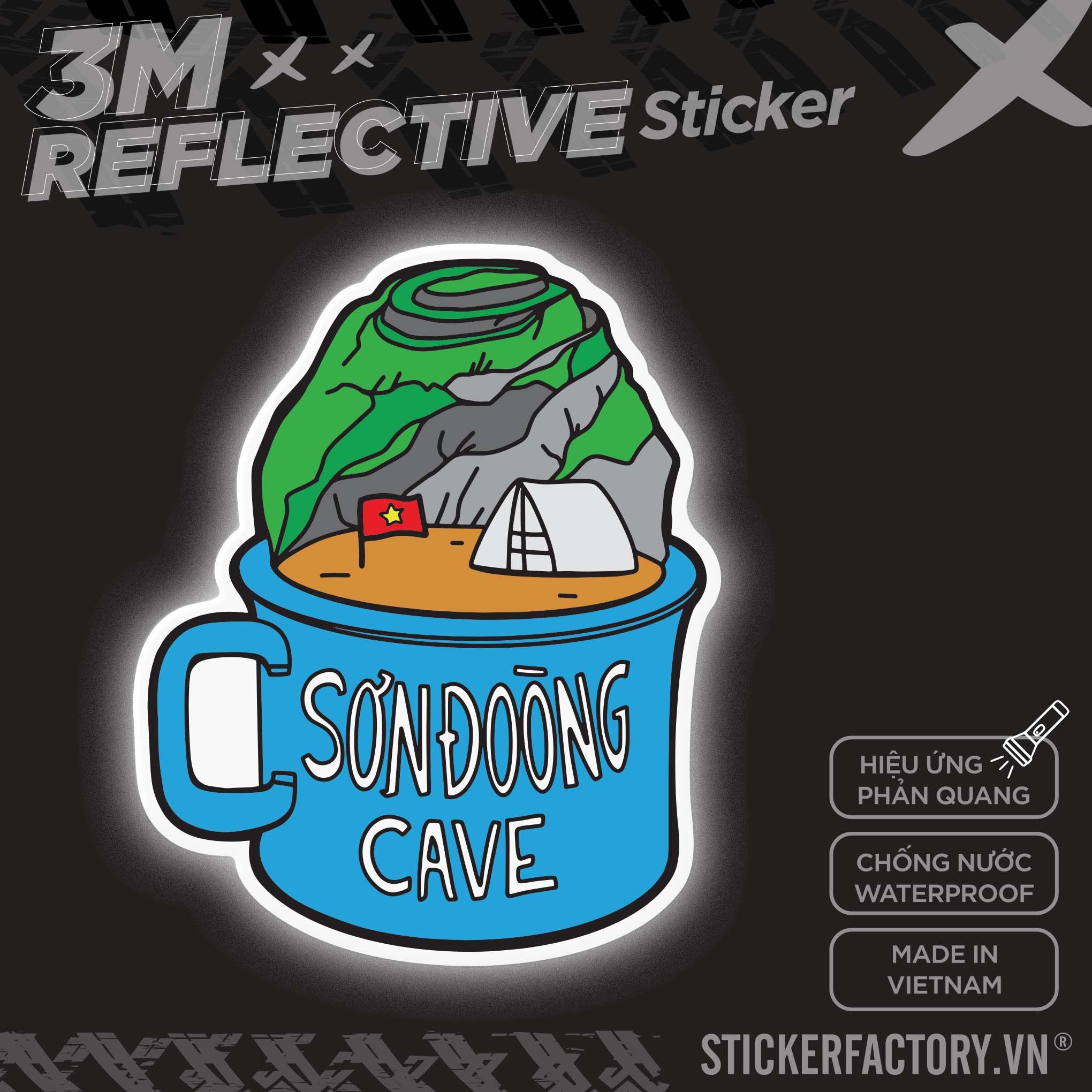SON DOONG CAVE 3M - Reflective Sticker Die-cut