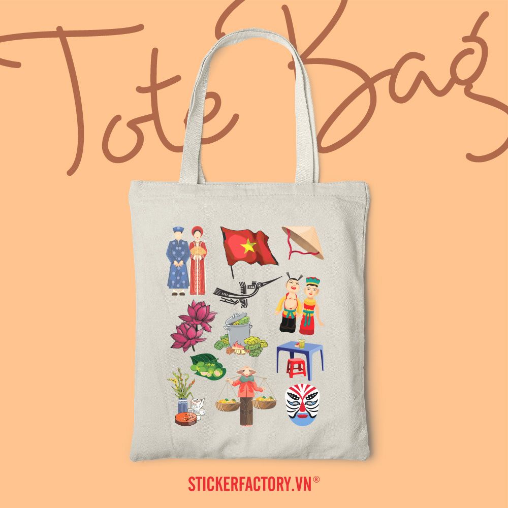 Vietnamese Culture - Túi Tote Canvas Bag