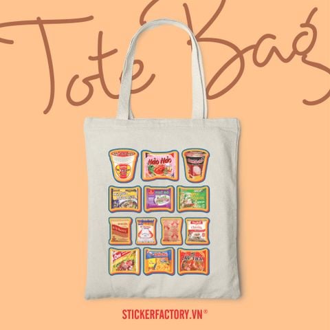  TOTE012 Vietnam Instant Noodles - Túi Tote Canvas Bag 