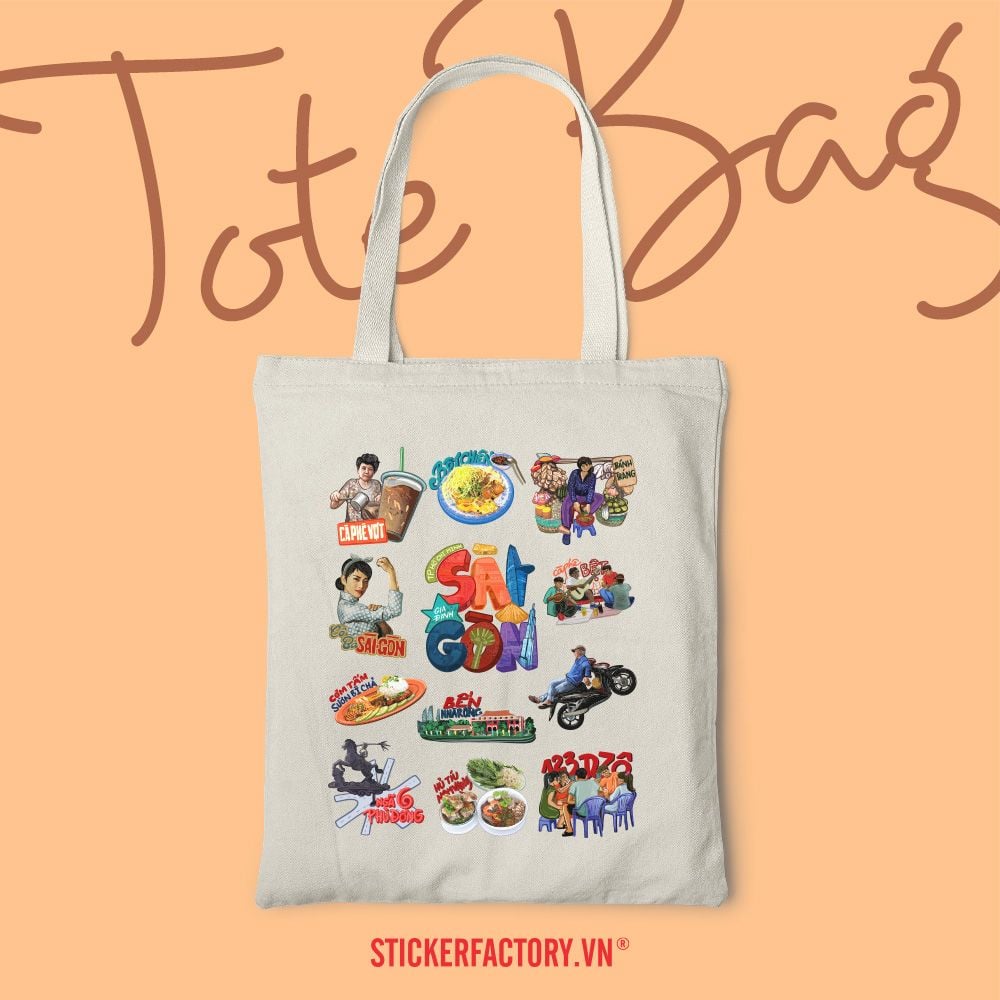 Sài Gòn - Túi Tote Canvas Bag