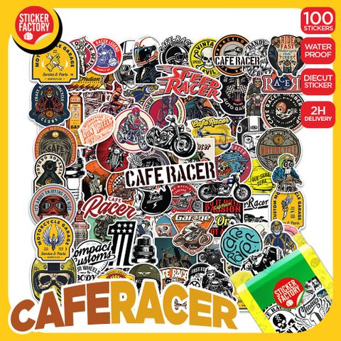 Cafe Racer - Set 100 sticker hình dán 