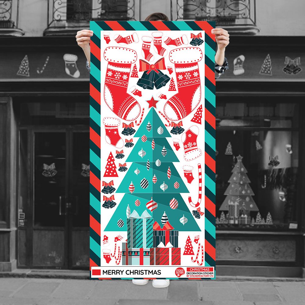 MERRY CHRISTMAS - Noel Decoration Sticker