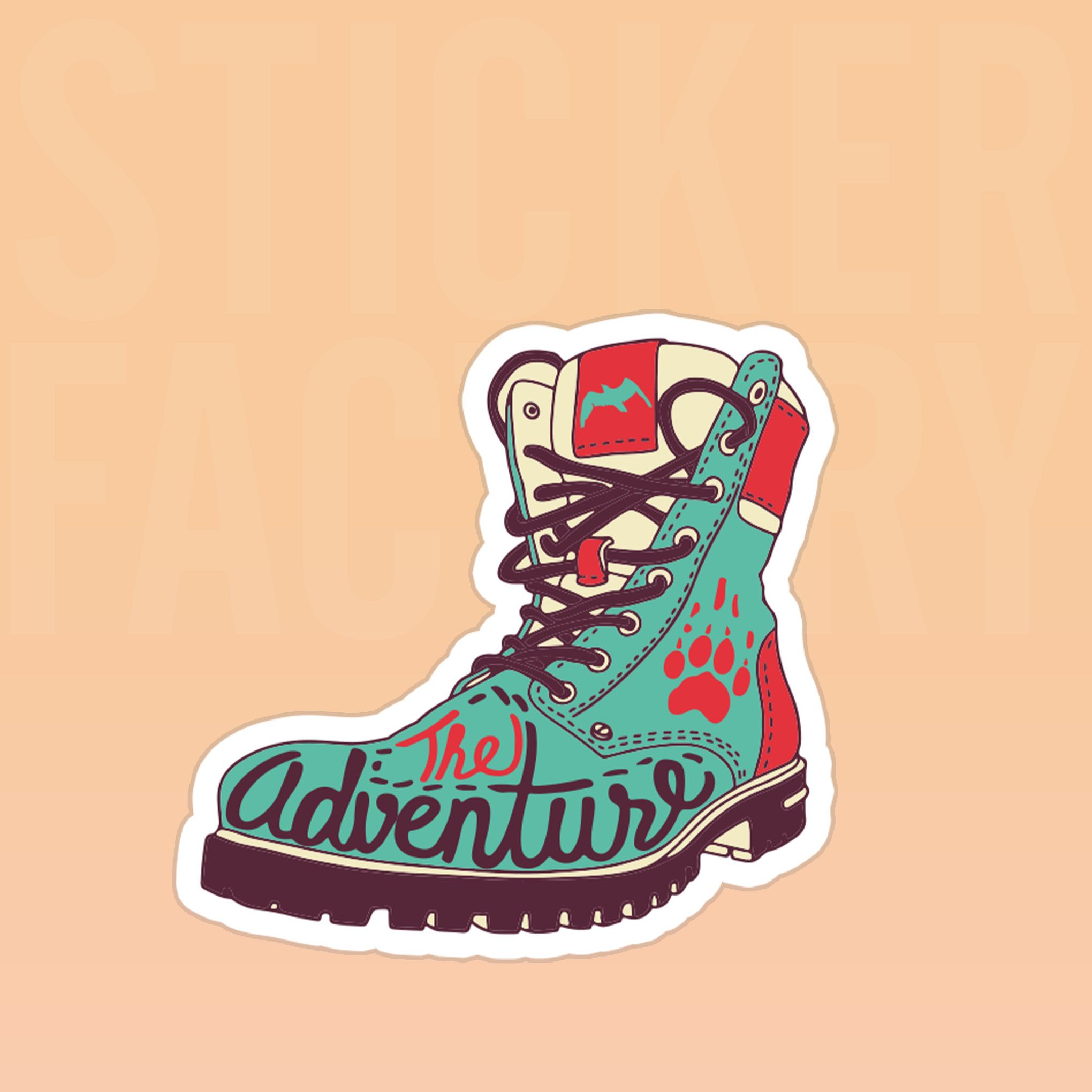 THE ADVENTURE 7cm - Sticker Die-cut hình dán cắt rời