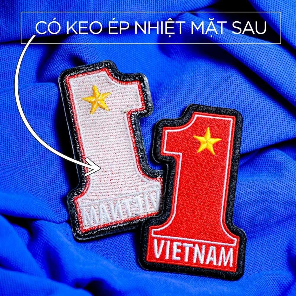 PATCH003 VIETNAM FLAG - Patch vải thêu ủi chuyển nhiệt