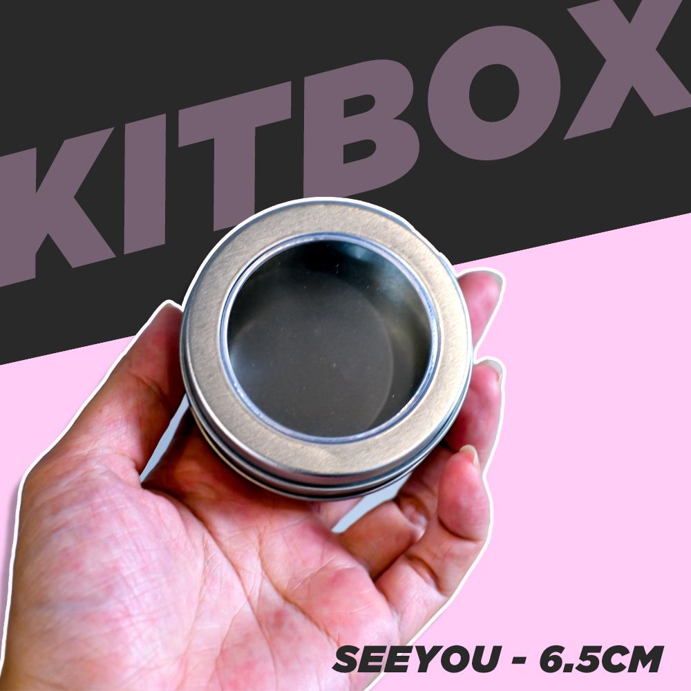 KITBOX SEEYOU 6.5cm - Hộp thiếc trơn