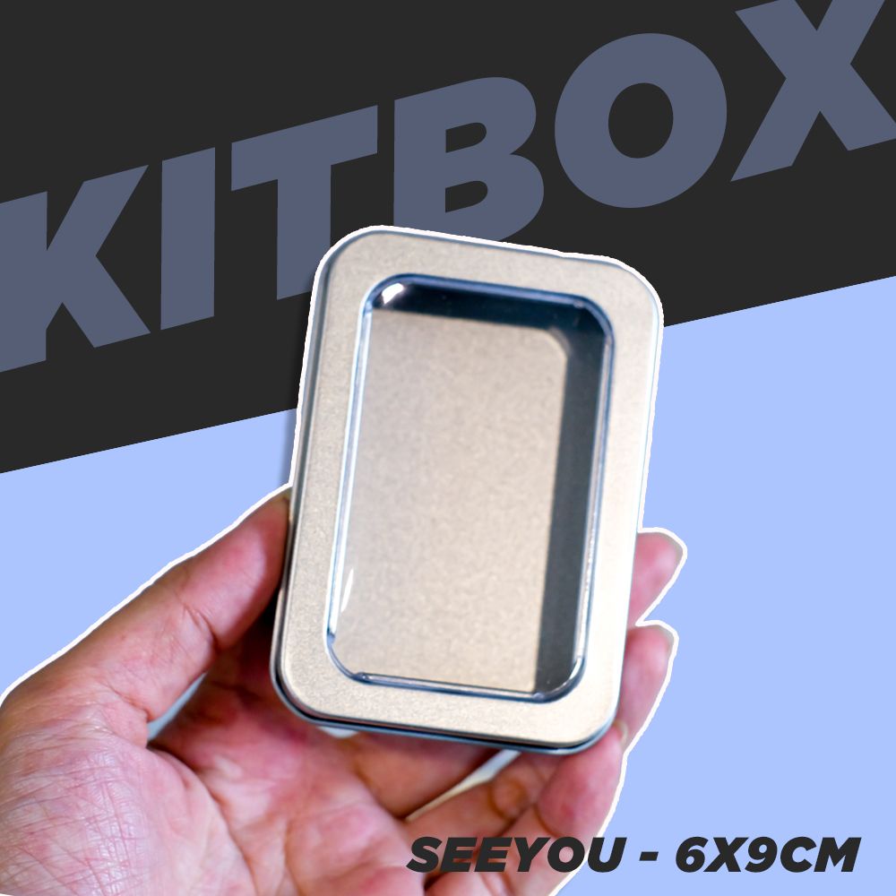 KITBOX SEEYOU 6x9cm - Hộp thiếc trơn