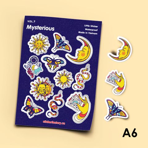  Vol.7 Mysterious - Little sticker sheet A6 