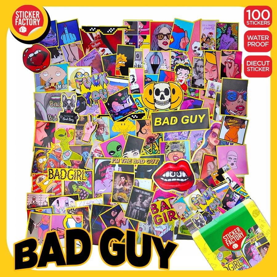 Bad Guy Dân Chơi - Set 100 sticker hình dán