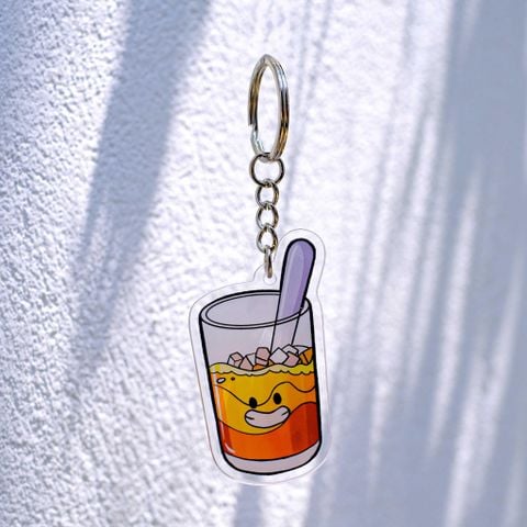  KC0017 Cà Phê Sữa Cute - Móc khóa Acrylic 