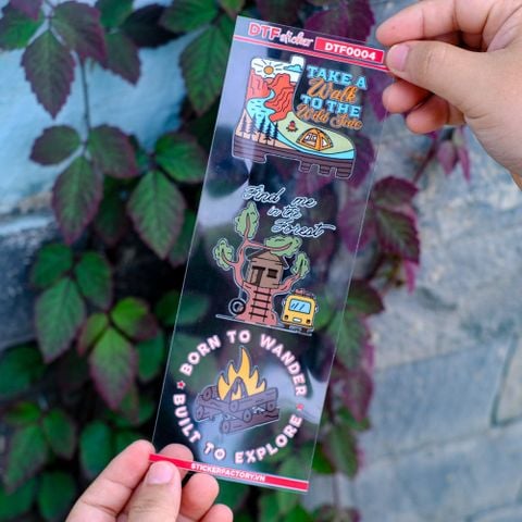  DTF0004  Sticker UV DTF nổi 3D không nền 