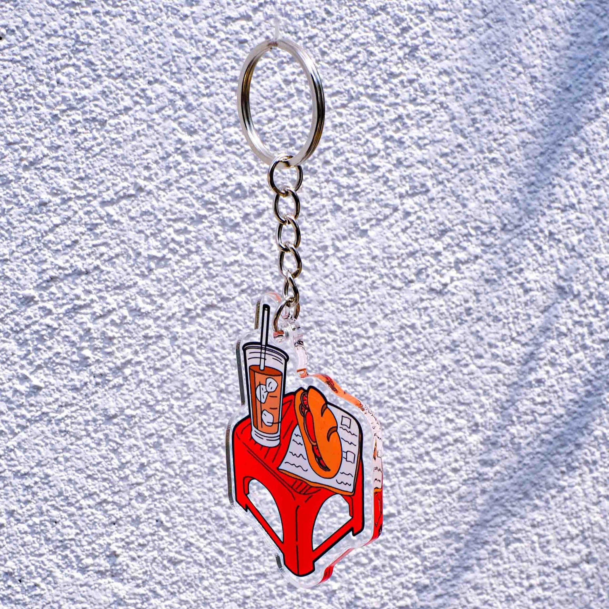 KC0015 Cà Phê Bánh Mì Vỉa Hè - Móc khóa Acrylic