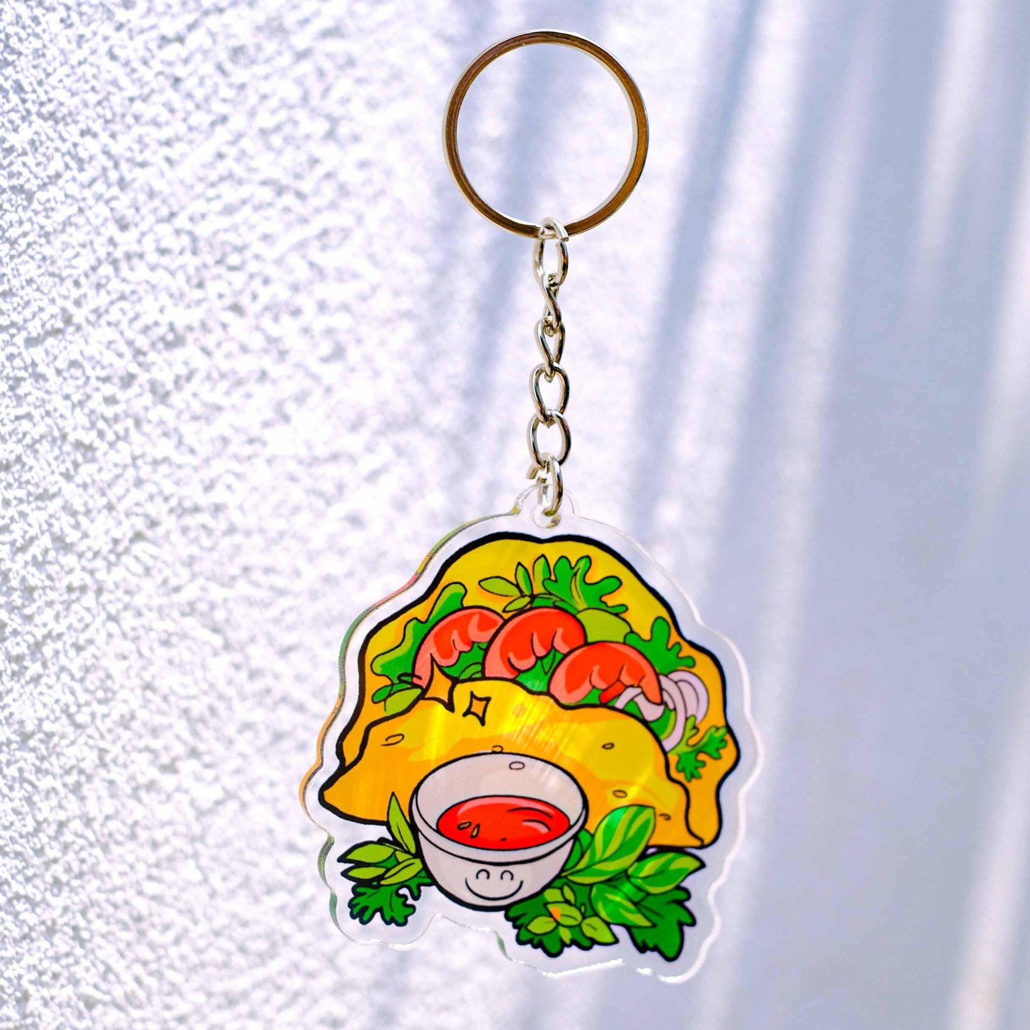 KC0025 Bánh Xèo - Móc khóa Acrylic