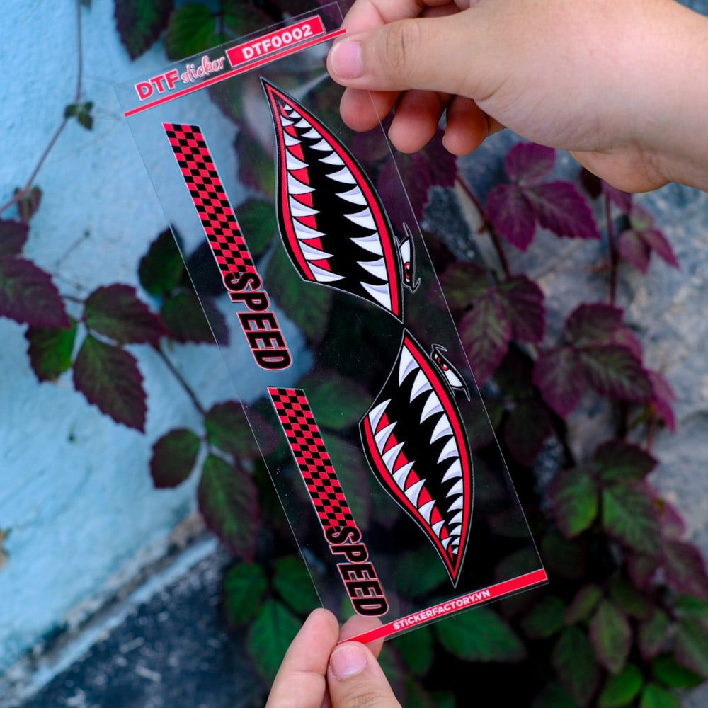 DTF0002  Sticker UV DTF nổi 3D không nền